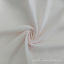 90 Cotton 10 Spandex Rib fabric drop needle fabric for T shirt Undergarment